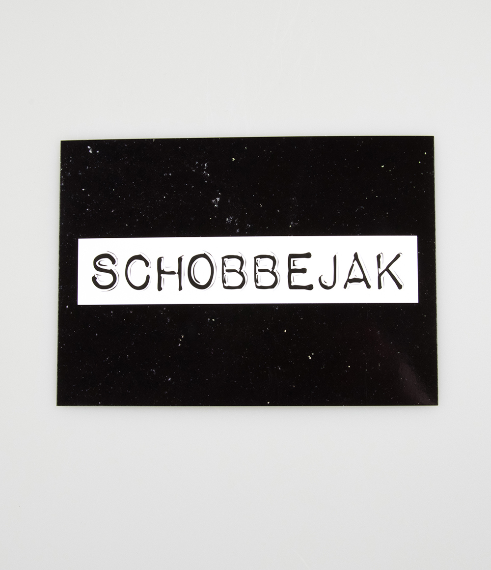 Wenskaart Black&White "Schobbejak"