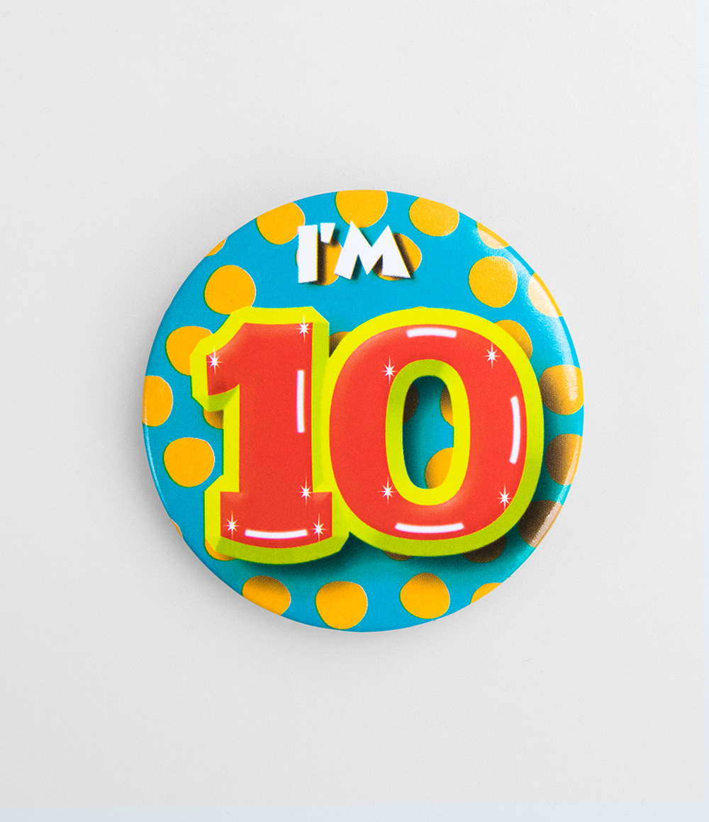 Button I'm 10