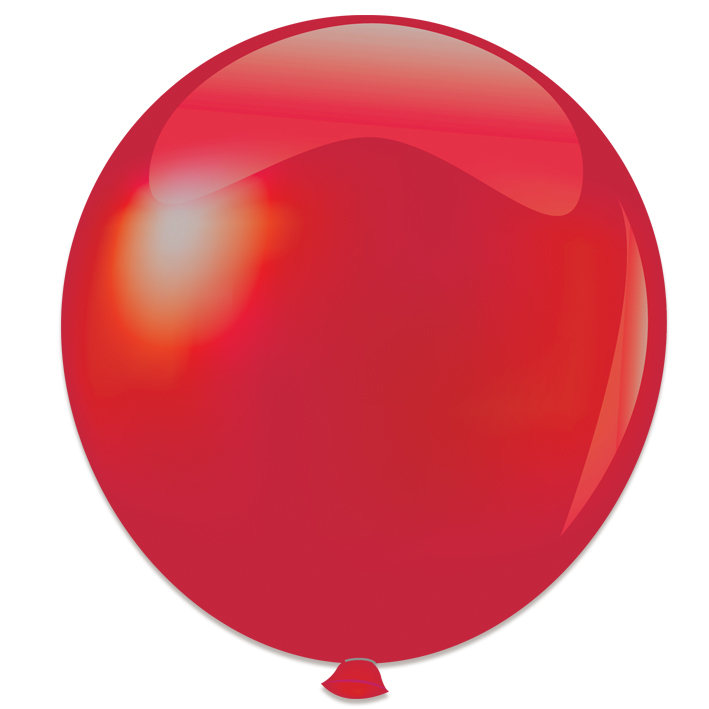 Reuze Ballon 90cm Pearl Rood