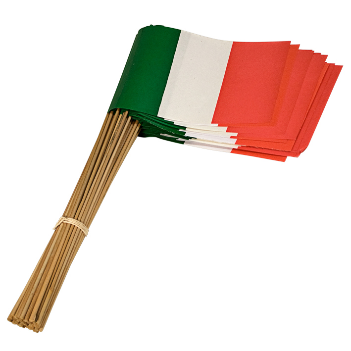 Vlaggetje Papier Italië