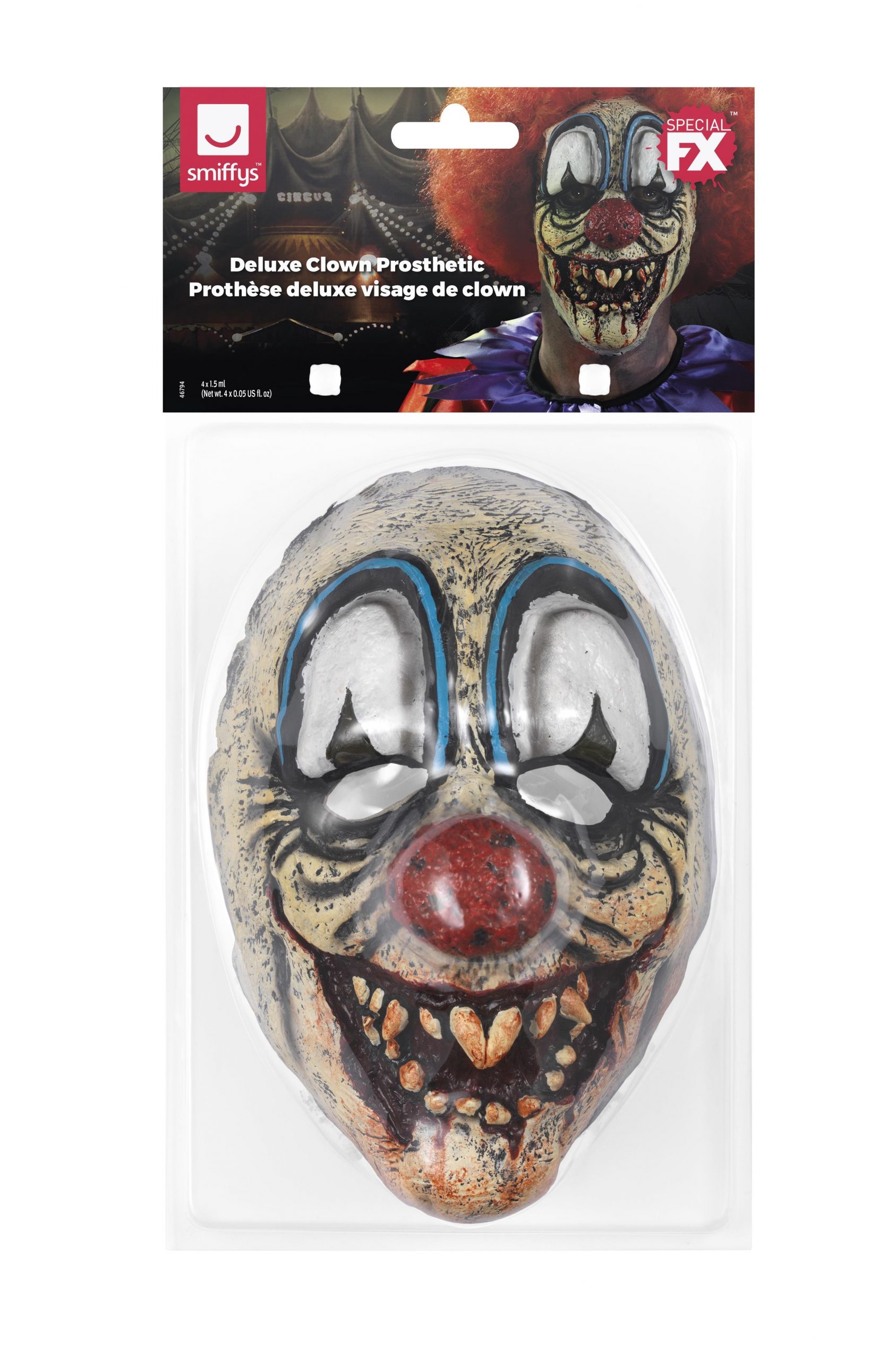 Foam-Latex Prothese Horror Clown Luxe
