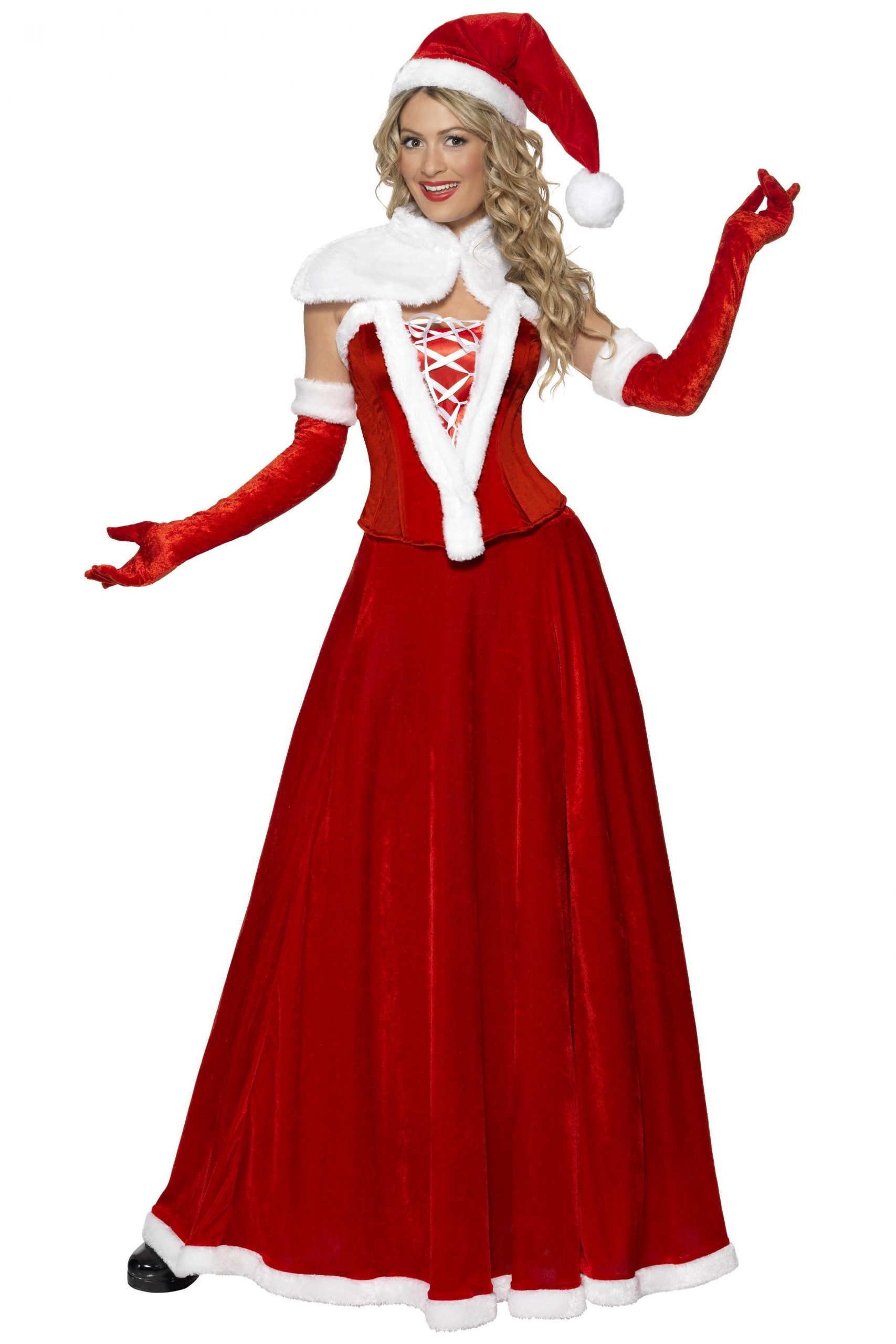 Kostuum Kerstvrouw Luxe met Accessoires Dames