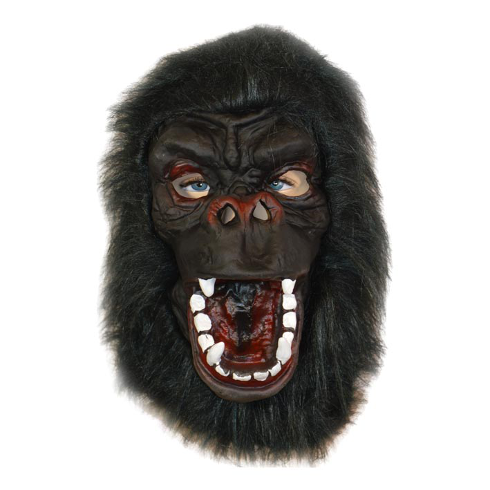 Rubber Masker Gorilla Zwart