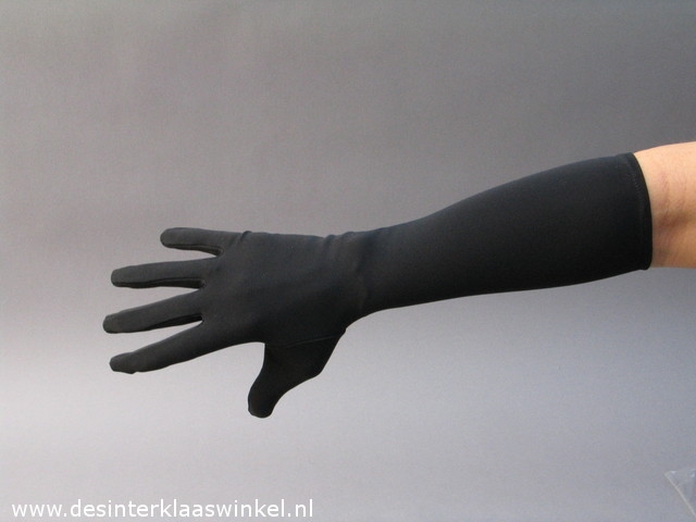Handschoenen Luxe Stretch Zwart Dik