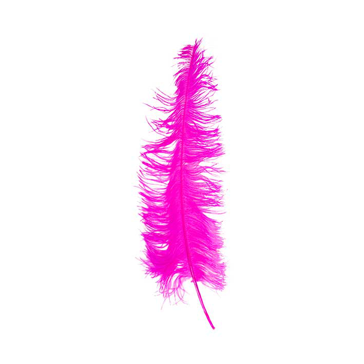 Struisveer Groot Spadona Fluor/Neon Roze 50-60cm