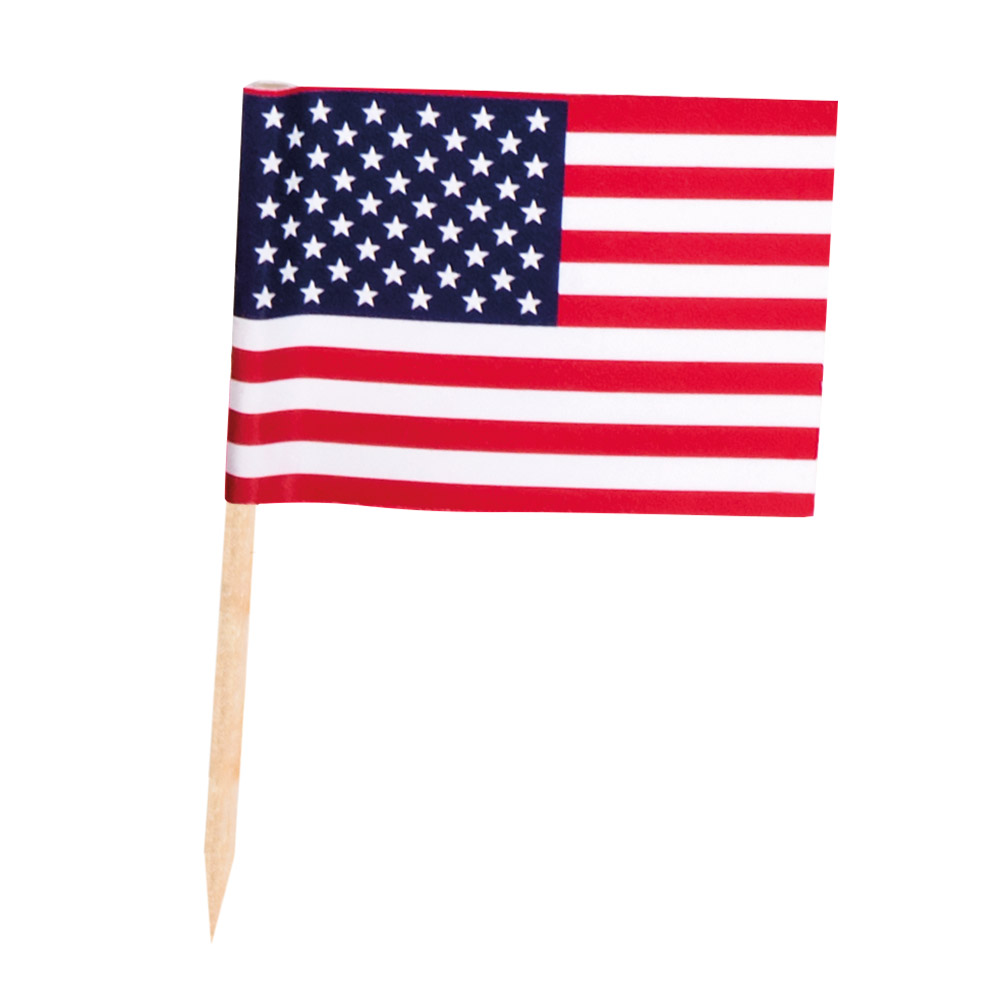 24st Prikkertjes Vlag Amerika 7cm