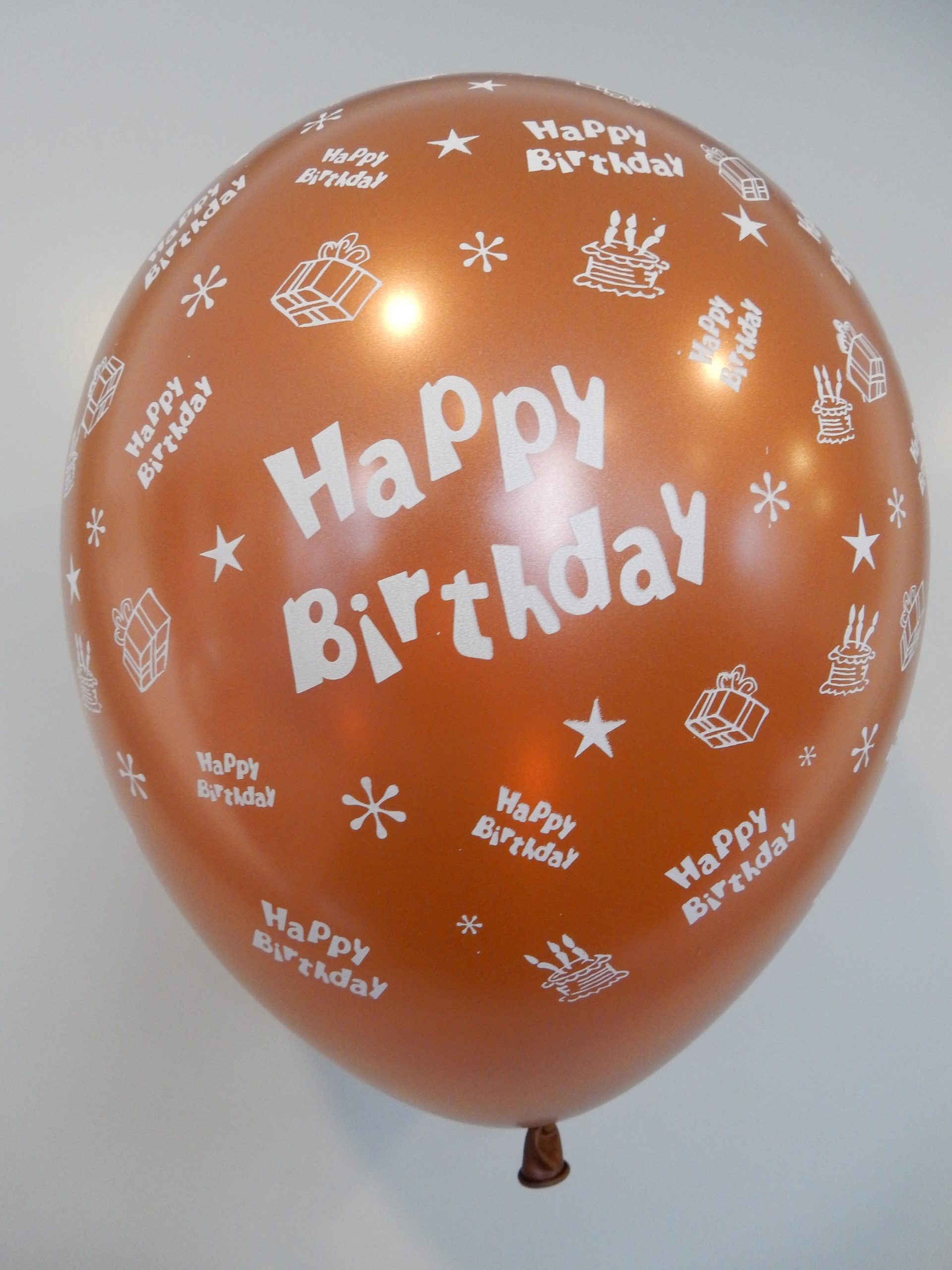 5st Helium Ballonnen Assorti Happy Birthday 14"