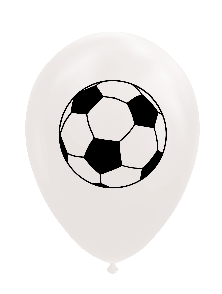 Uitbreiden sneeuwman magie Helium) Ballonnen Voetbal Zwart/Wit 12Inch 8stuks - Ooms Feestwinkel