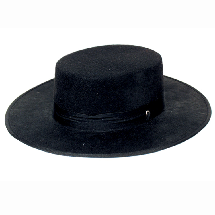 Spaanse hoed zwart vilt