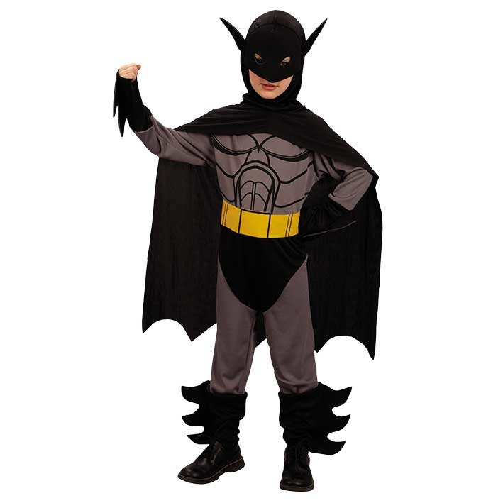 Mus Negen dak Kostuum Batman/Vleermuisheld Kind - Ooms Feestwinkel