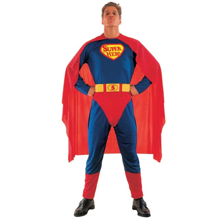 afdrijven Kelder opslag Kostuum Super Hero Volwassen - Ooms Feestwinkel