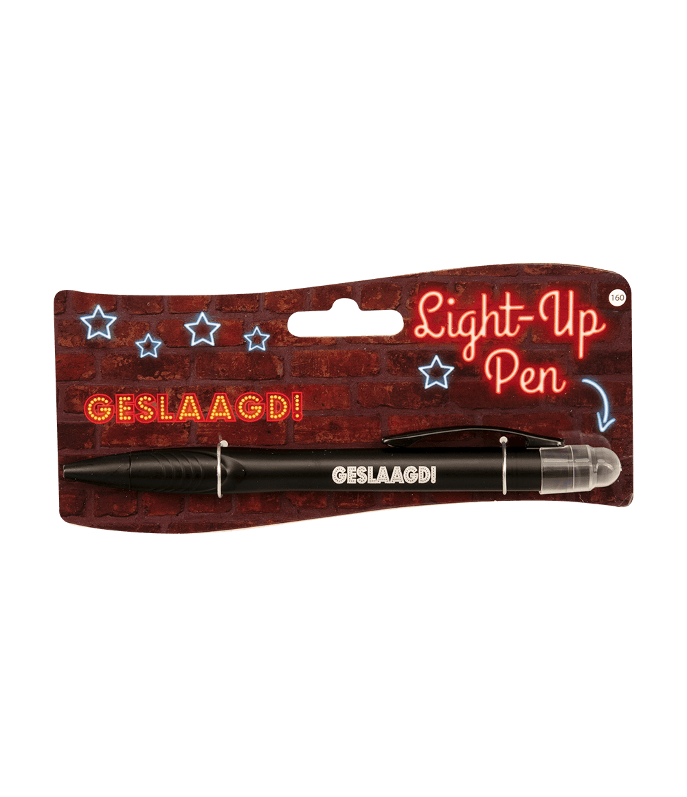 Light-Up Pen Geslaagd!