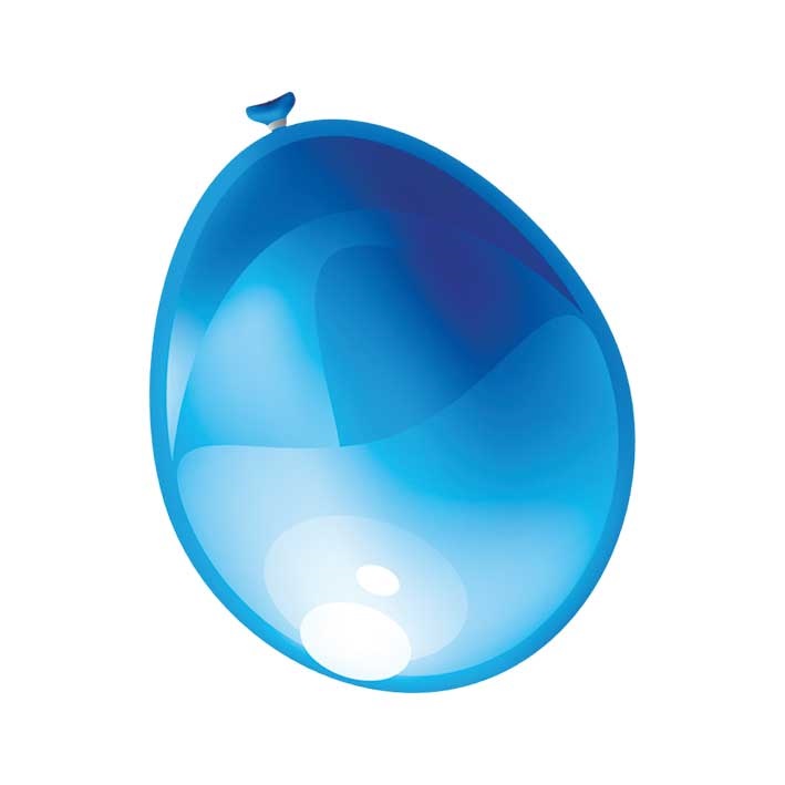 Reuze Ballon 60cm Pearl Blauw