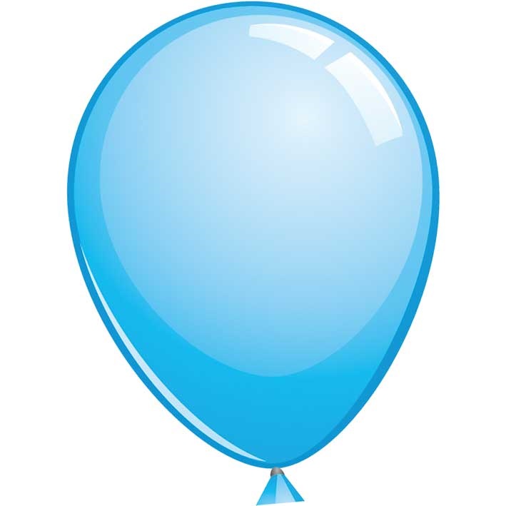 Reuze Ballon 90cm Pastel Licht Blauw