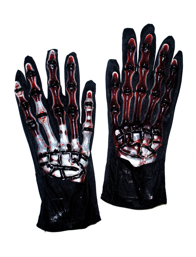 Handschoenen Skelet met Bloedvloeistof