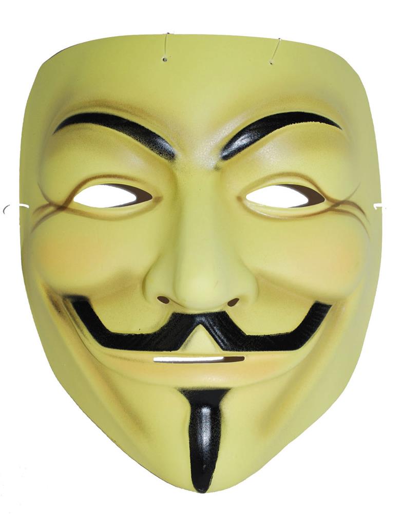 Plastic Masker Vendetta/Majistic Geel