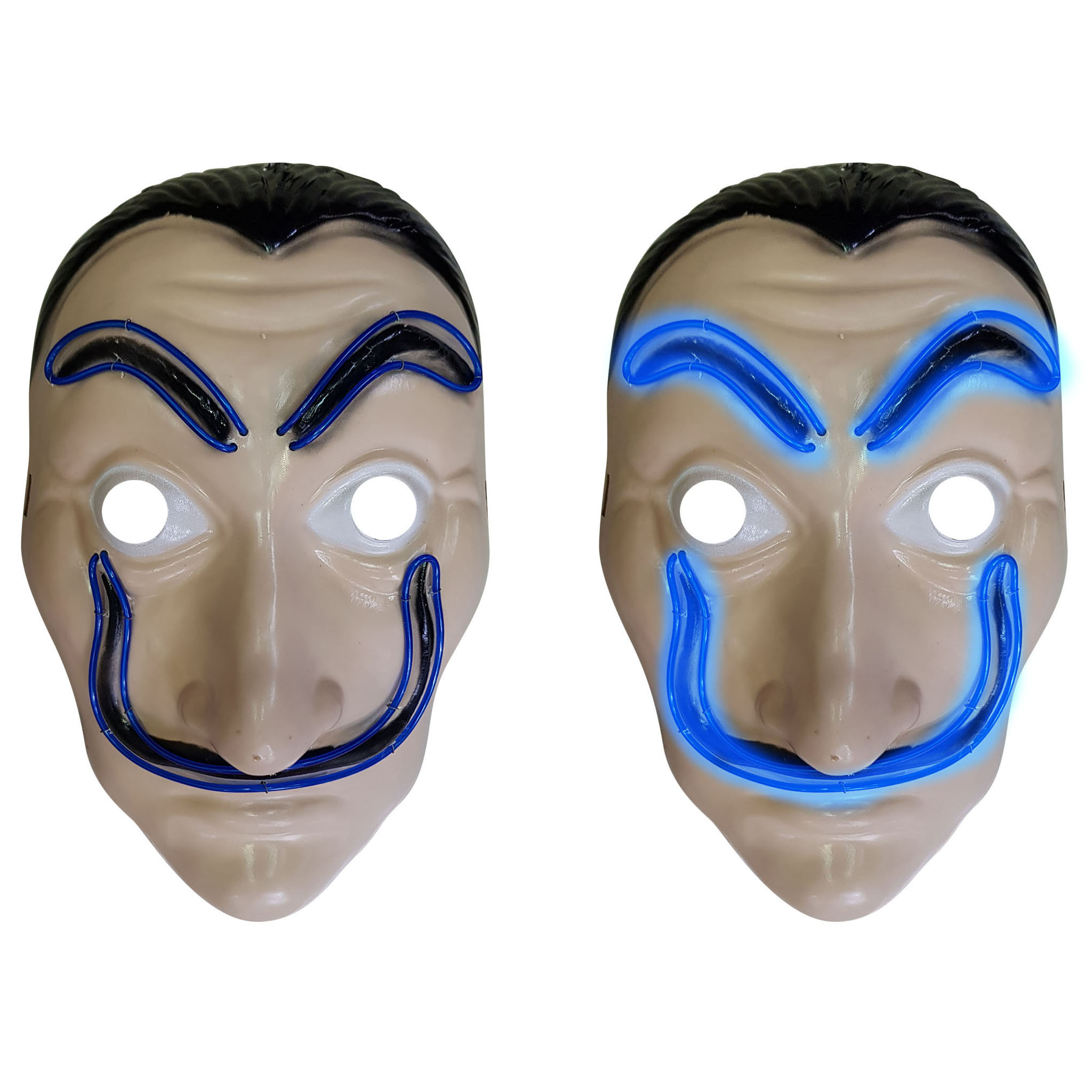 Plastic Masker Casa de Papel met Licht