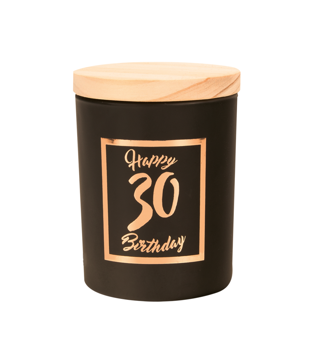 Geurkaarsje Happy 30 Birthday
