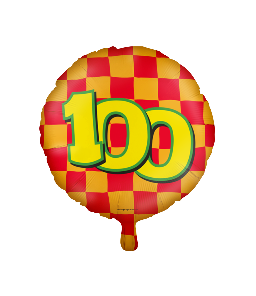 Folieballon Happy 100 Jaar 46cm