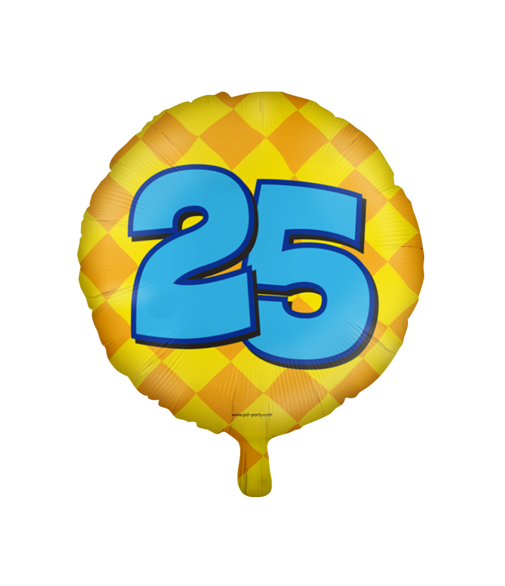 Folieballon Happy 25 Jaar 46cm