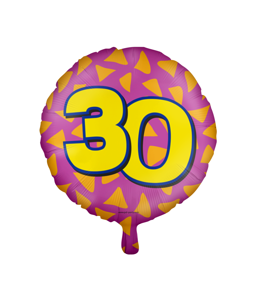 Folieballon Happy 30 Jaar 46cm
