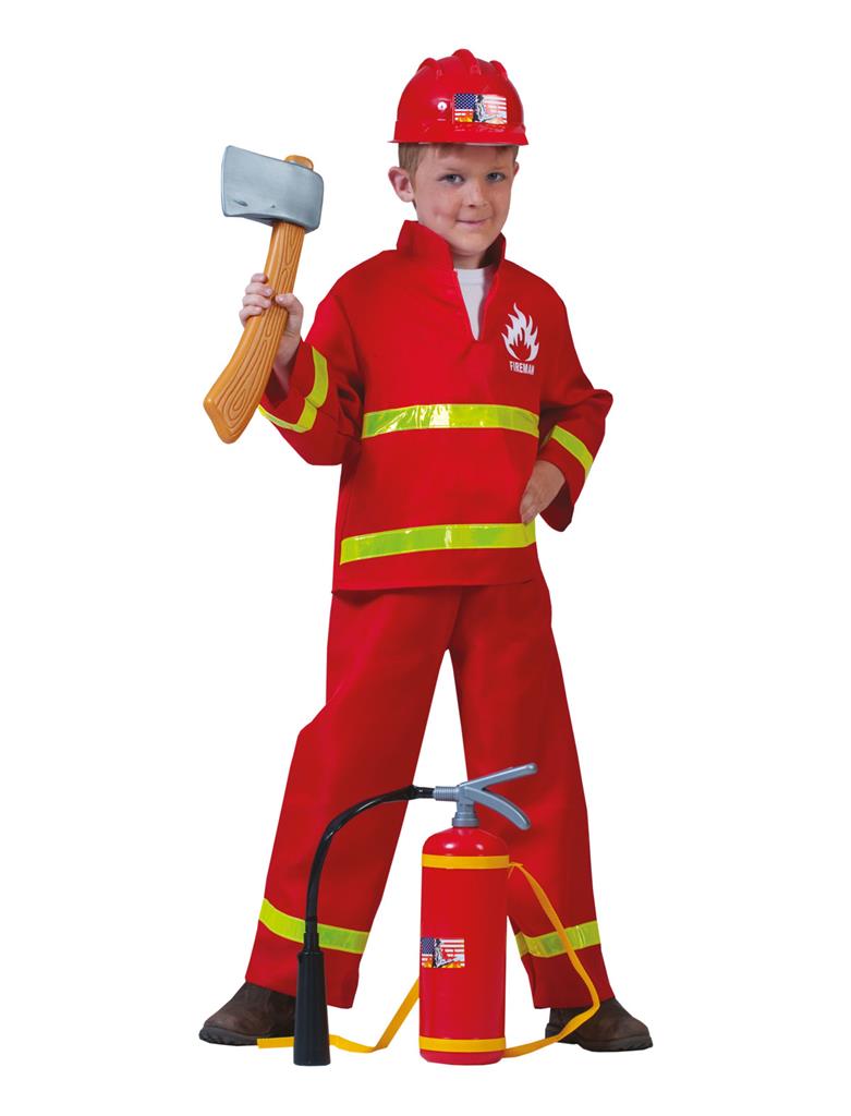 Kostuum Brandweer Rood Kind