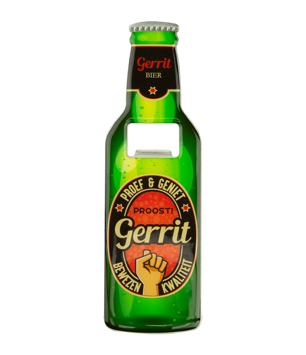Bieropener Magneet Gerrit