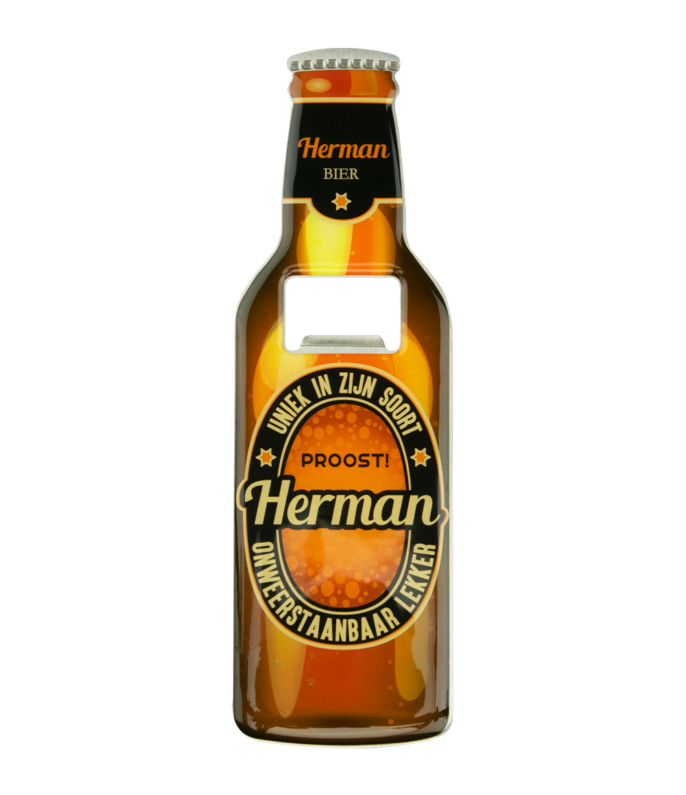 Bieropener Magneet Herman