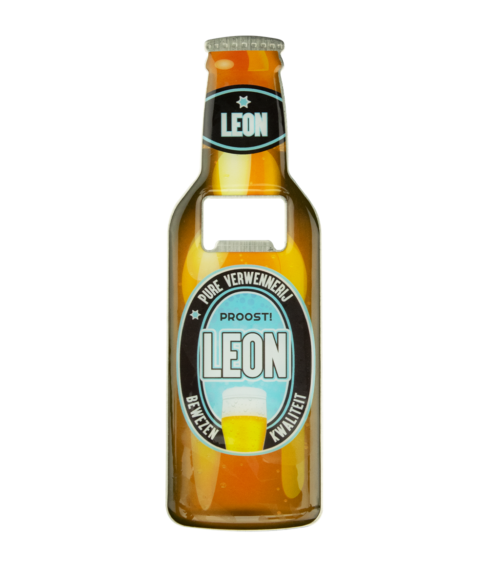 Bieropener Magneet Leon