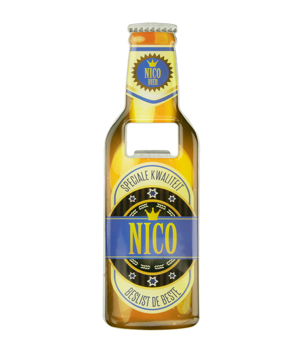 Bieropener Magneet Nico