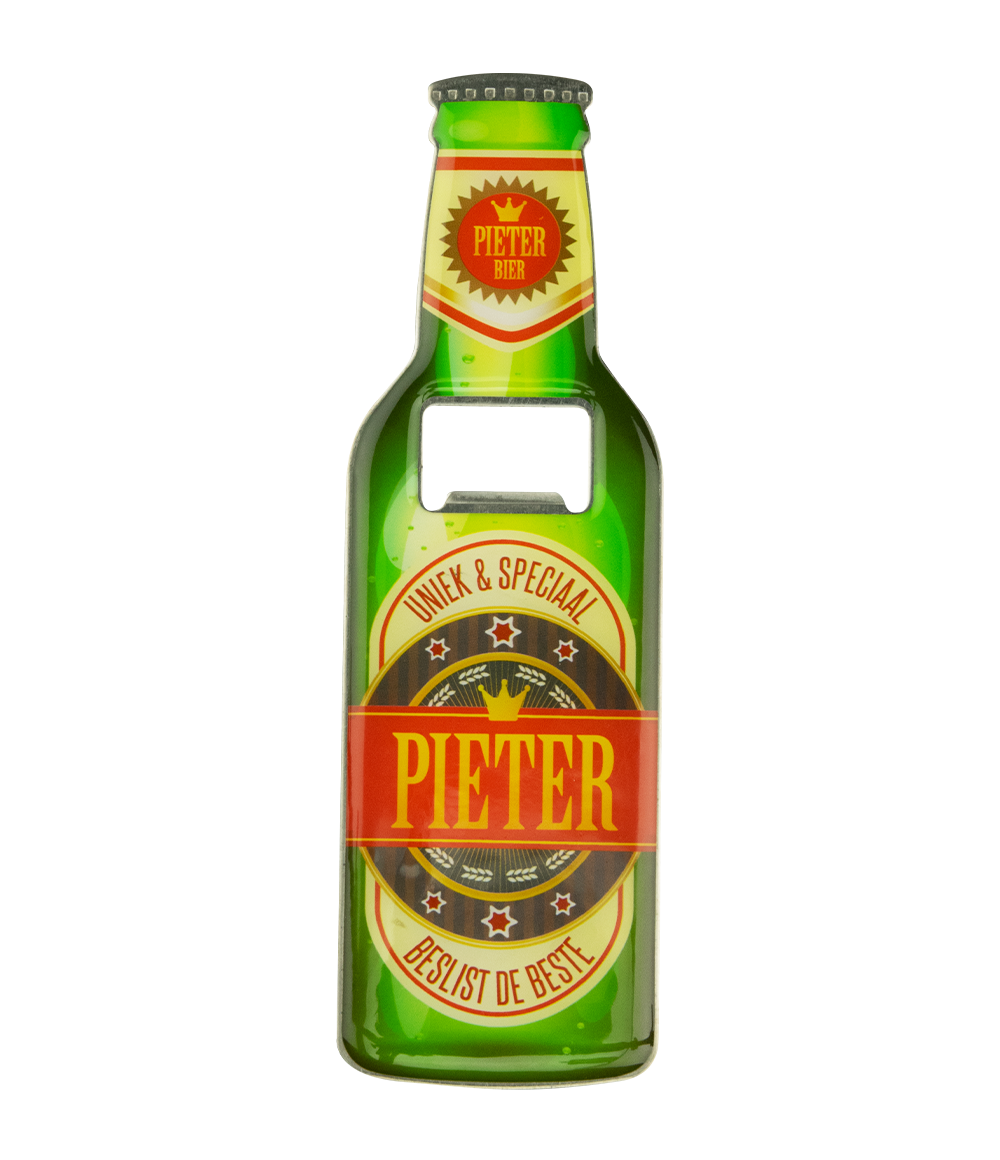 Bieropener Magneet Pieter