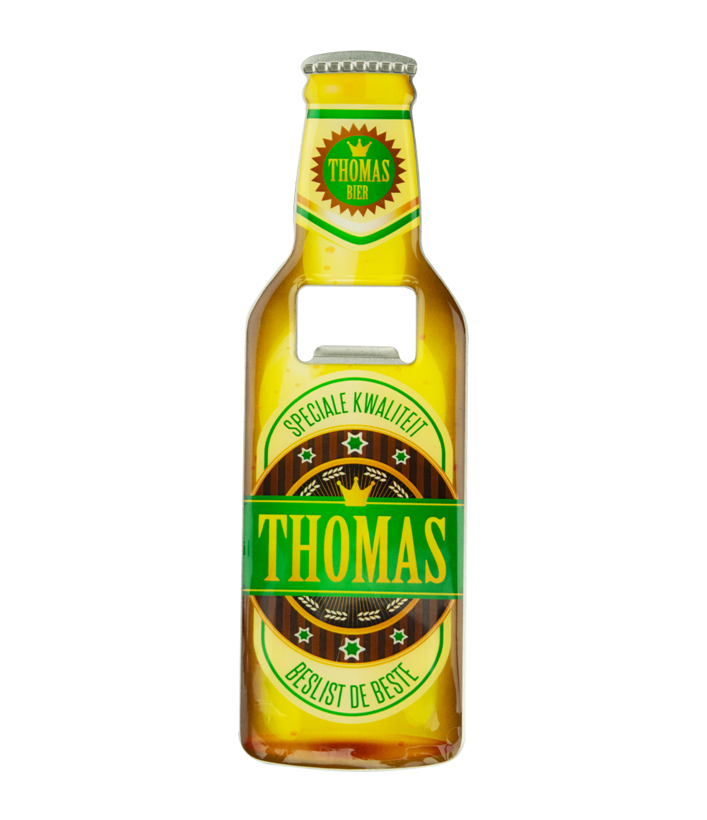 Bieropener Magneet Thomas