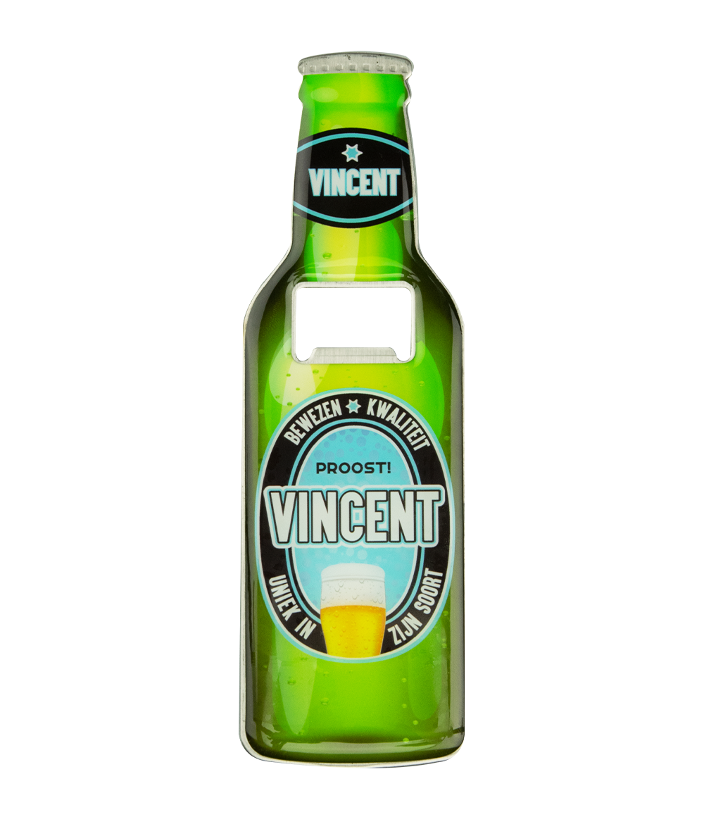 Bieropener Magneet Vincent