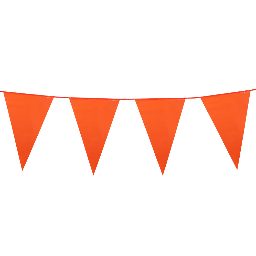 25m Vlaggenlijn Uni Oranje