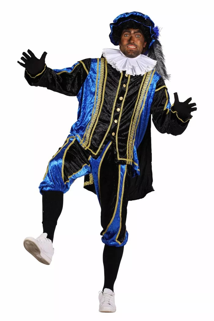 Kostuum Piet Bilbao Blauw/Zwart
