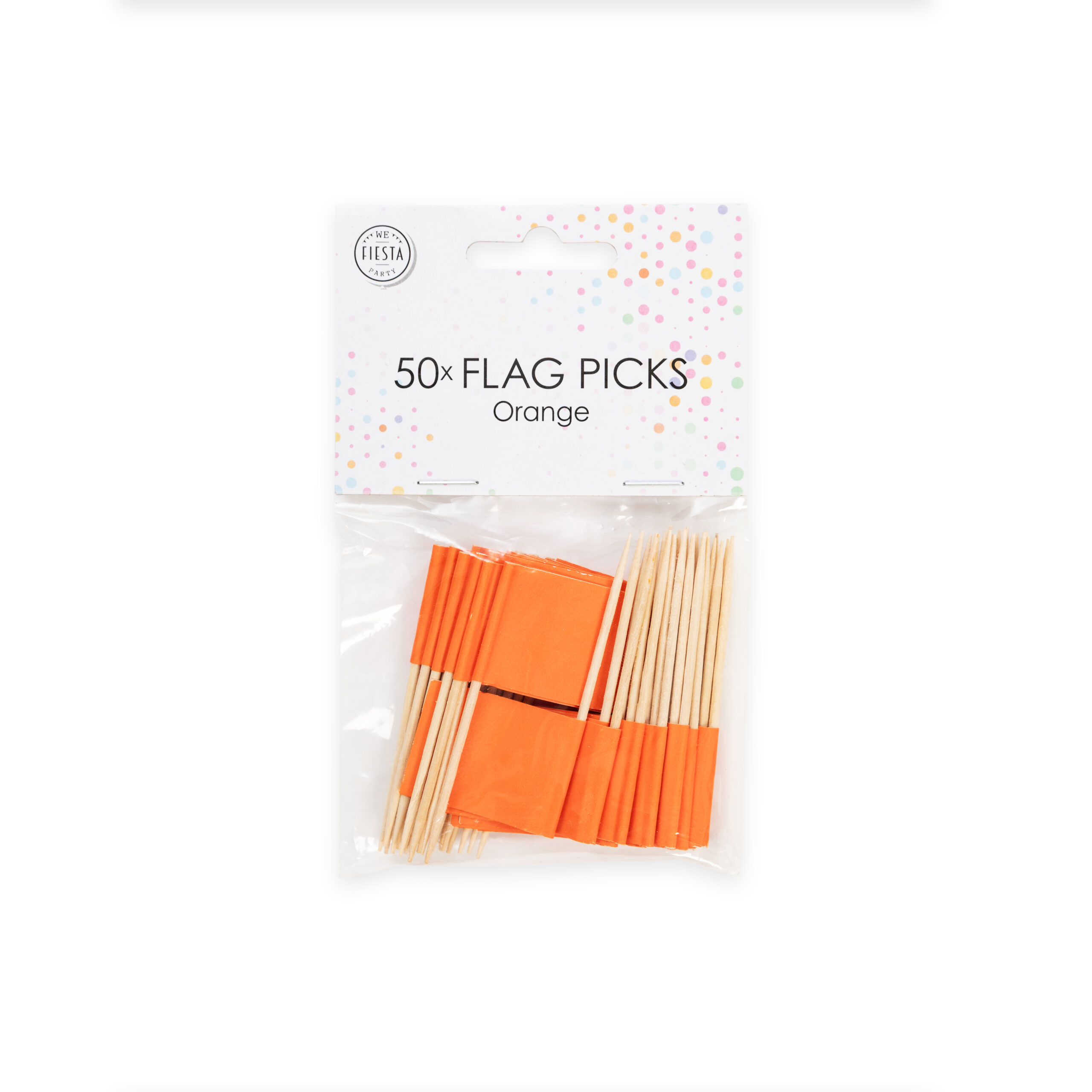 50st Prikkertjes Vlag Uni Oranje