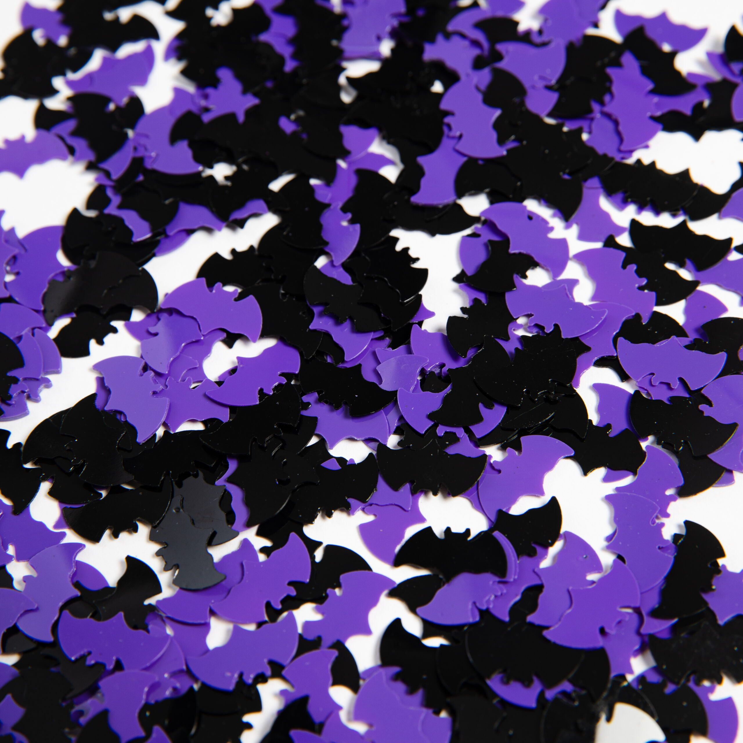 Sier-Confetti Vleermuizen Paars/Zwart 14gram