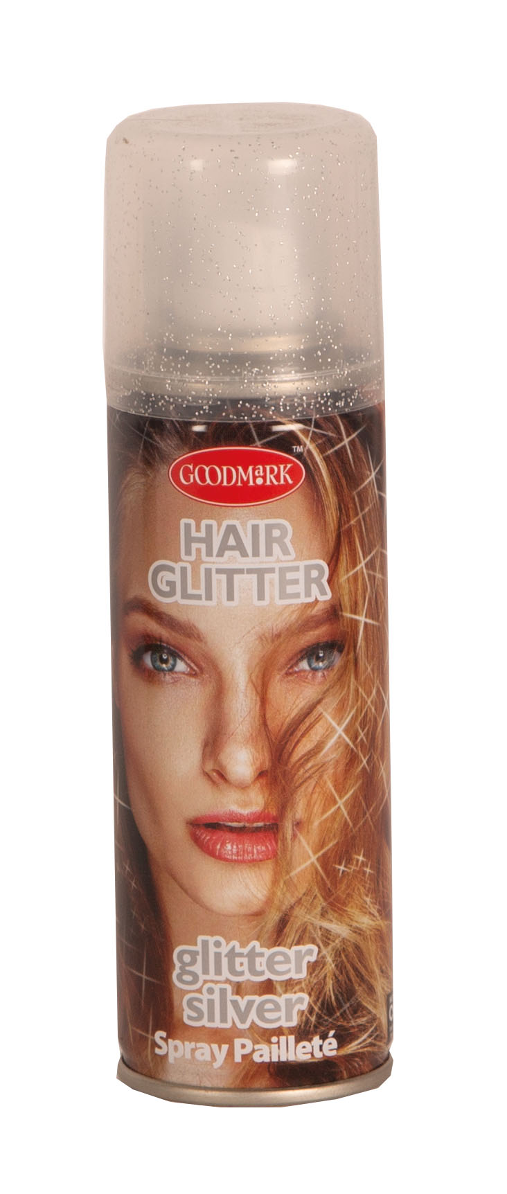 kapperszaak Berri drie Haarspray Zilver Glitter 125ml - Ooms Feestwinkel