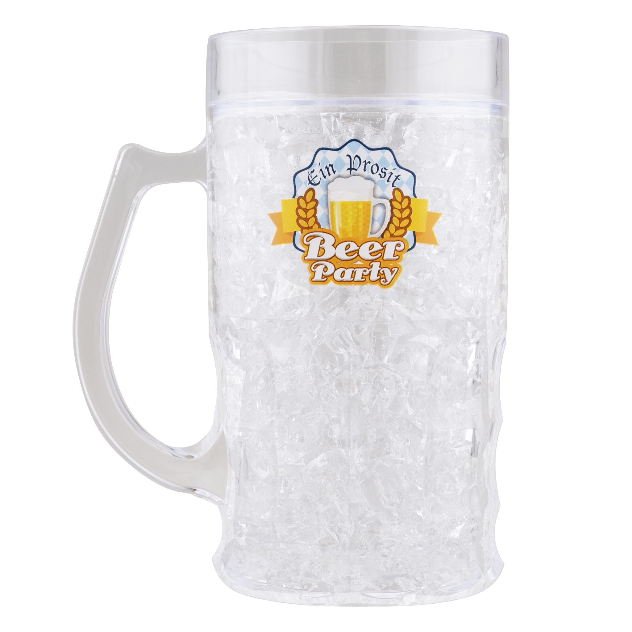 Plastic Bierpul Dubbelwandig Beer Party 450ml