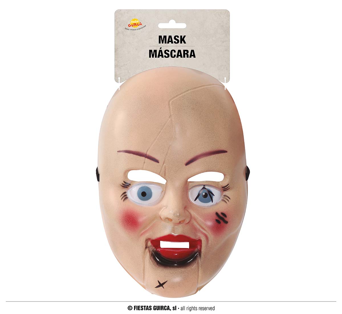 Plastic Masker Scary Doll