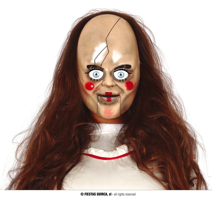 Plastic Masker Scary Doll
