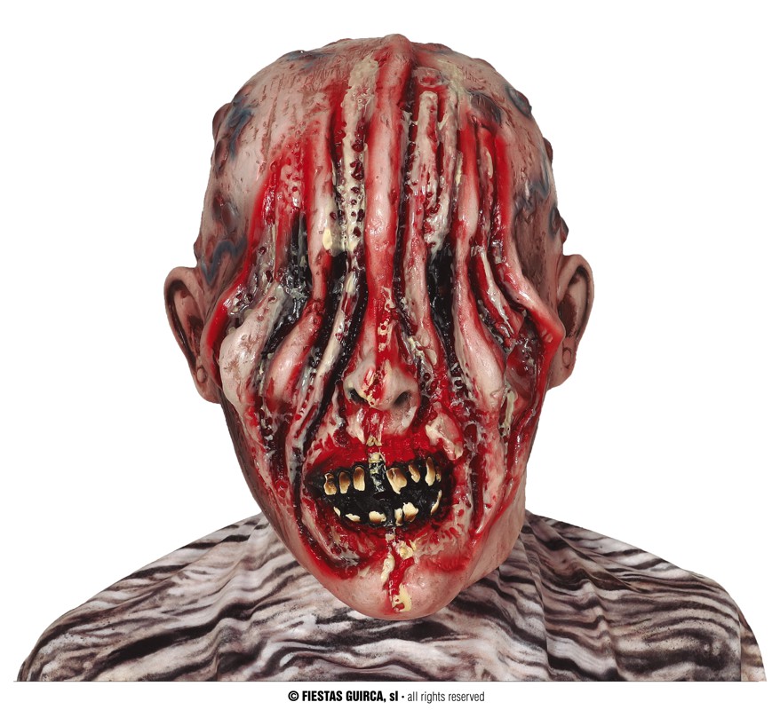 Rubber Masker Zombie zonder Ogen