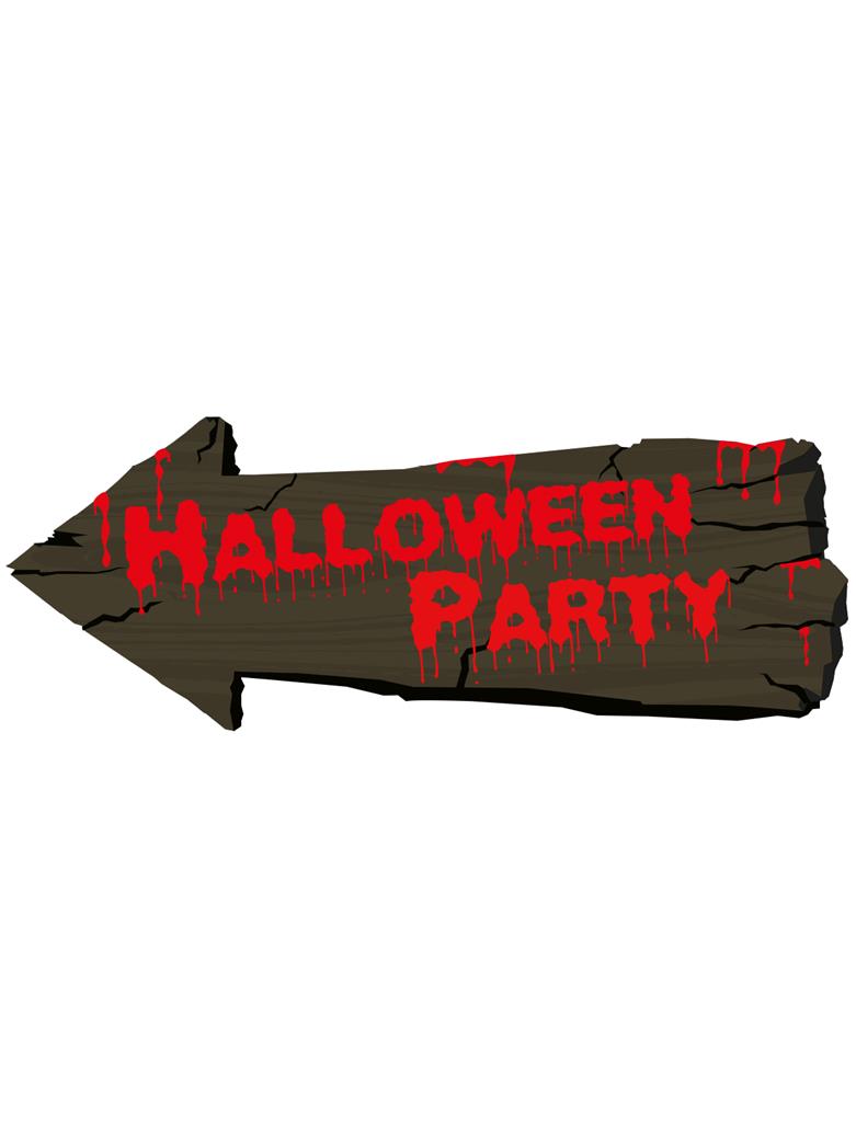 Wanddeco Halloween Party 50cm