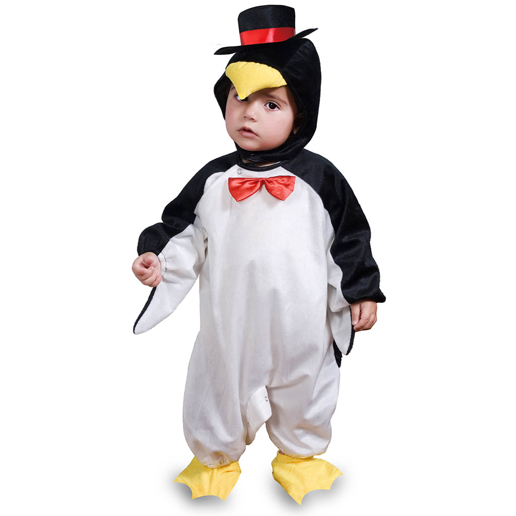 Kostuum Pinguin Zwart-Wit Kind