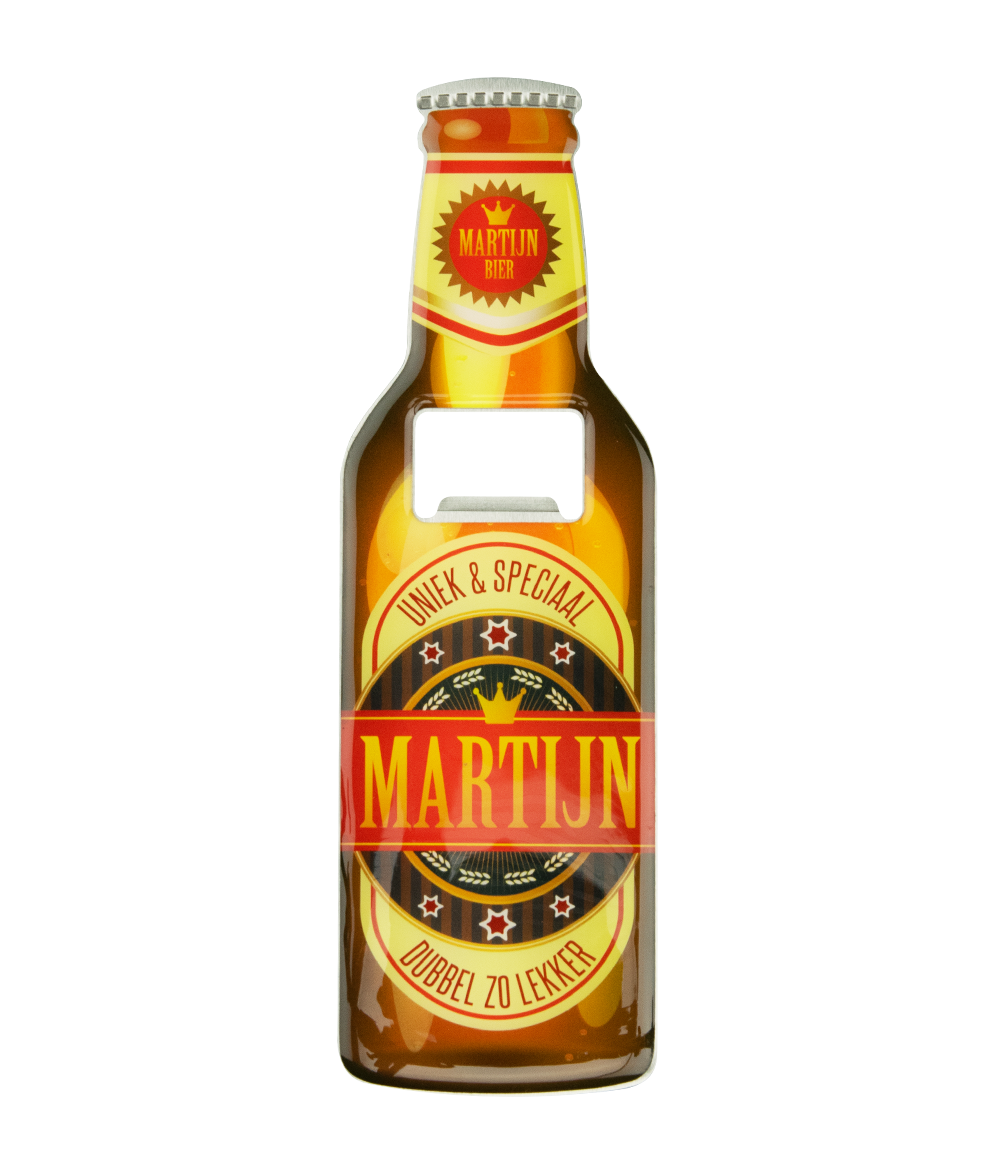 Bieropener Magneet Martijn