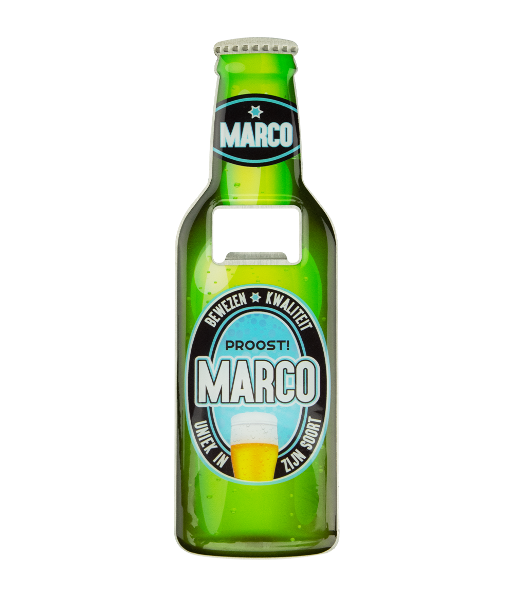 Bieropener Magneet Marco