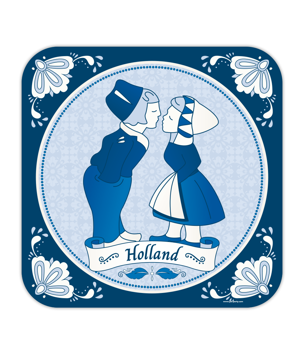 Huldeschild Delftsblauw Holland