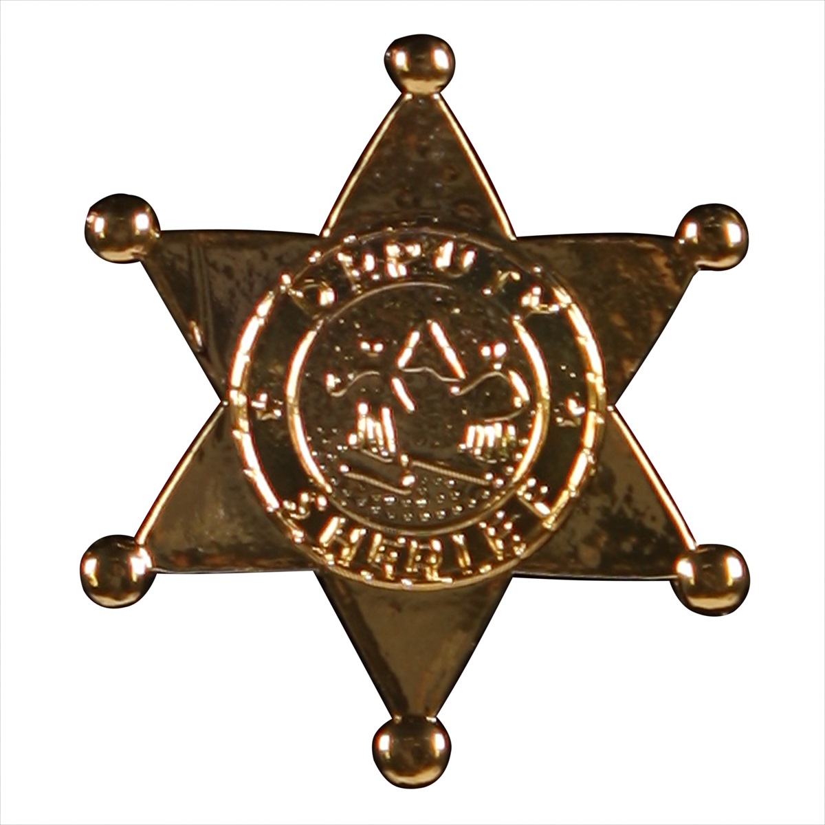 Sheriff Ster Metaal Goud