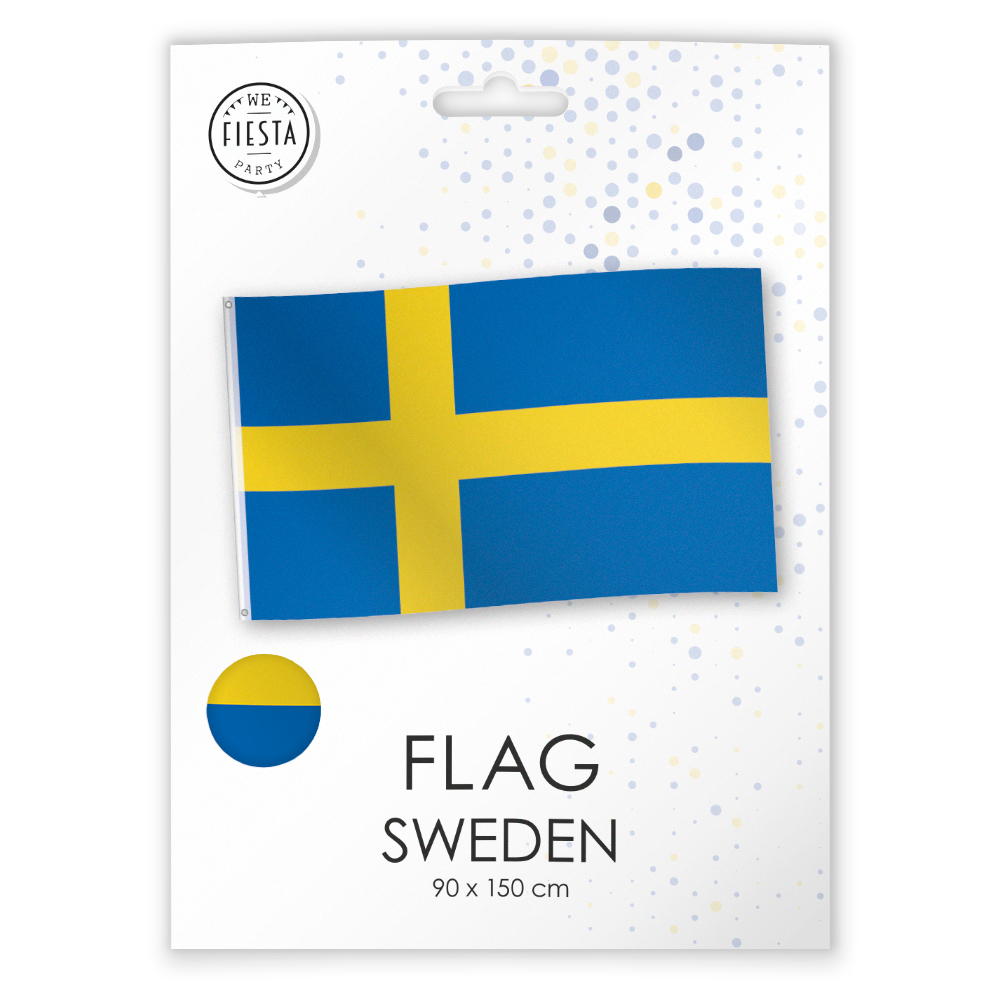 Vlag Zweden 90x150cm