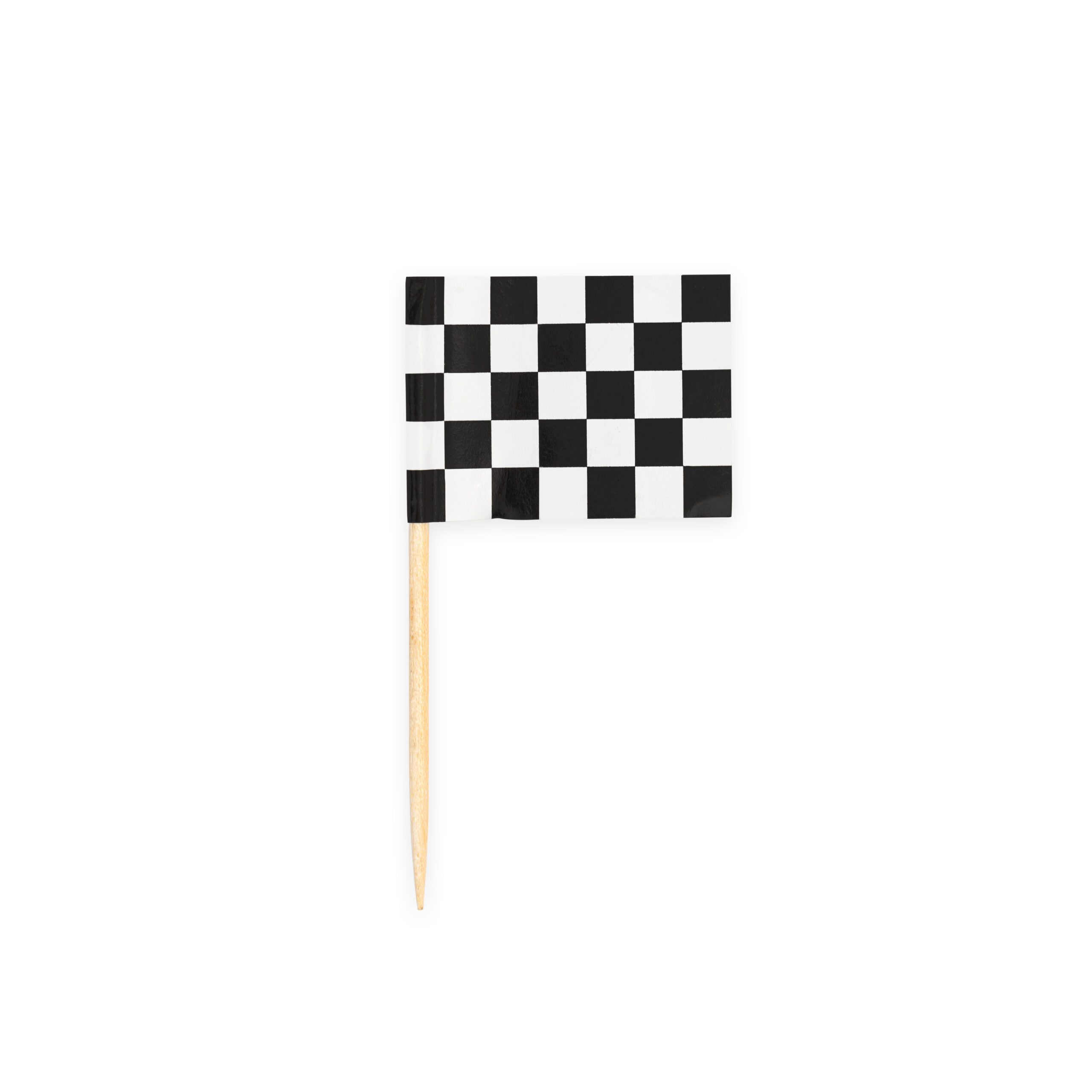 50st Prikkertjes Vlag Racing Zwart-Wit